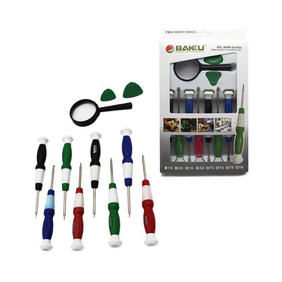 Conjunto de Chaves de Fenda Baku Bk-8600 para Computador Portátil, Móvel, Telefone Conjunto de Chaves de Fenda Baku Bk-8600 para Computador Portátil, Móvel, Telefone